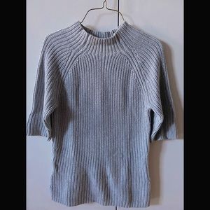 Michael Kors mock neck short sleeve knit, S